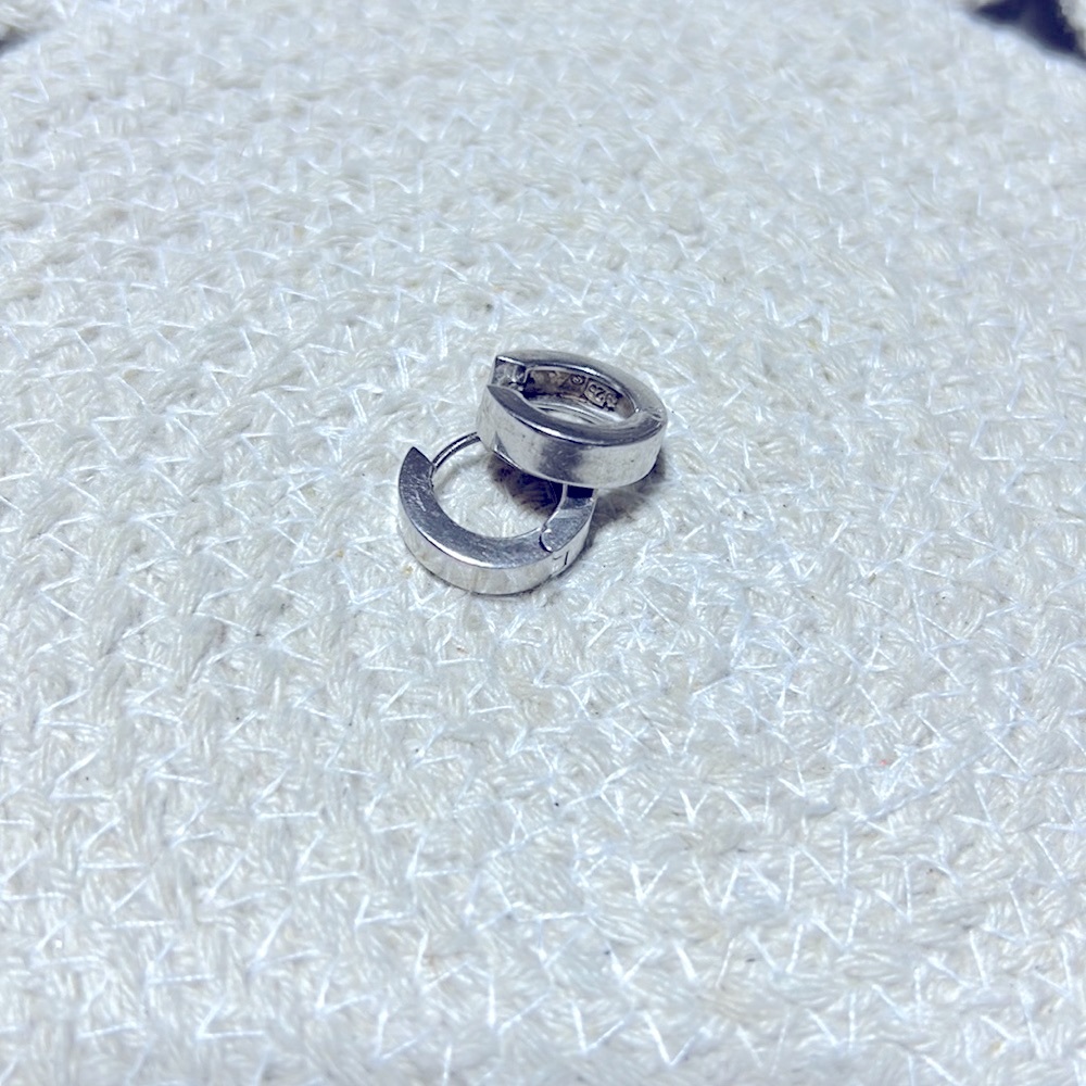 925 Sterling Silver Hoops - image 6